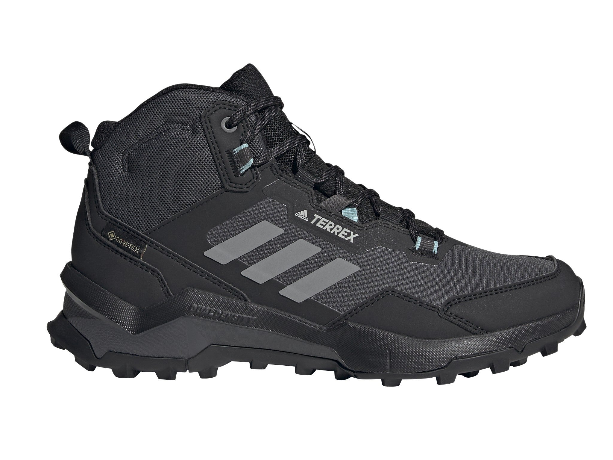 Black top hiking trainers